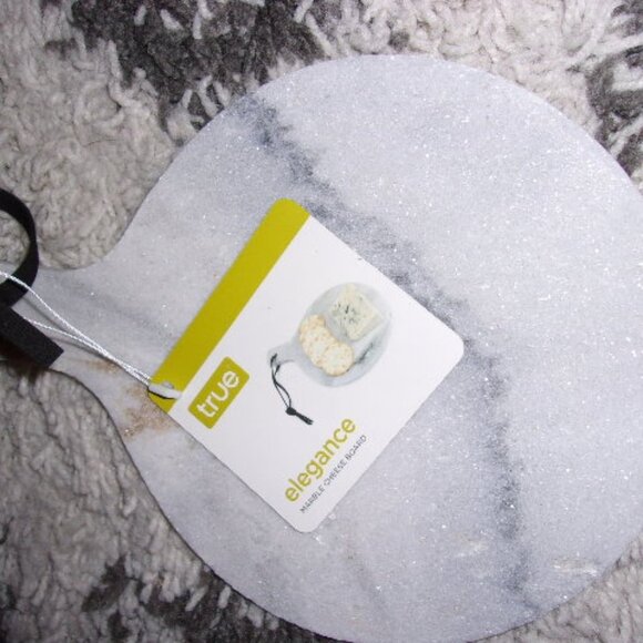True: Elegance Round Marble Cheeseboard - Grey new - Picture 2 of 4